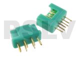 Q-C-0012  Quantum Multiplex MPX Connector Green Male and Female  